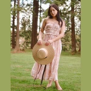 En Saison Gabby Floral Print Fit Flare Midi Dress Size S NWT